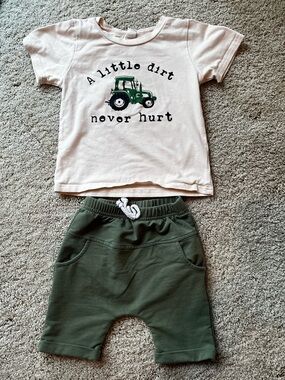 Boys ‘A Little Dirt Never Hurt’ Outfit
